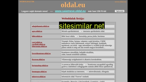 oldal.eu alternative sites