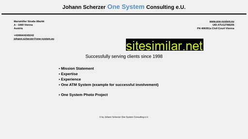 one-system.eu alternative sites