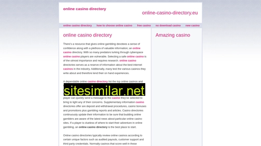 online-casino-directory.eu alternative sites