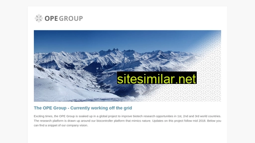 Ope-group similar sites