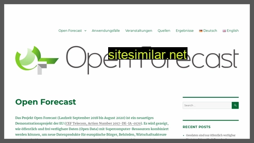 open-forecast.eu alternative sites