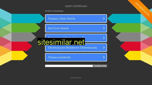 Open-polska similar sites