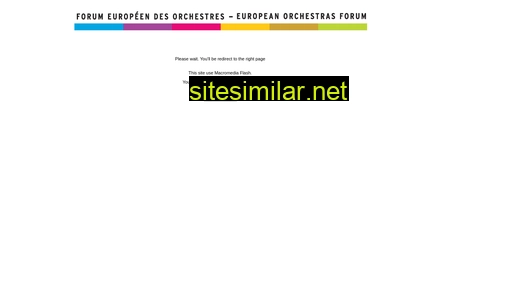orchestras-forum.eu alternative sites