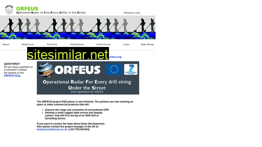 orfeus-project.eu alternative sites