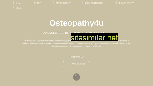 Osteopathy4u similar sites