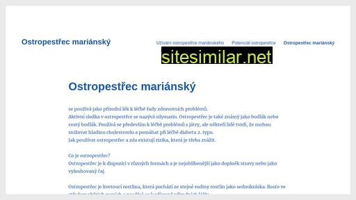 ostropestrecmariansky.eu alternative sites