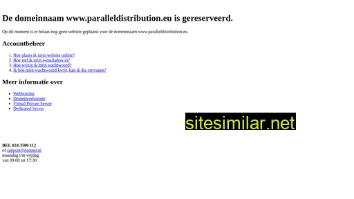 paralleldistribution.eu alternative sites