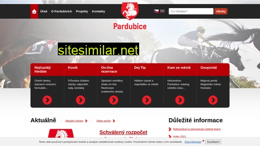 Pardubice similar sites