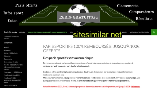 Paris-gratuits similar sites