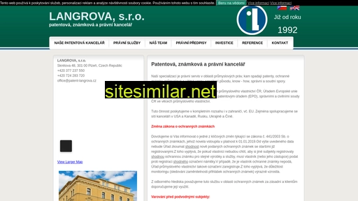 patent-langrova.eu alternative sites