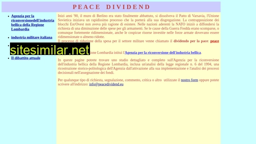 peacedividend.eu alternative sites