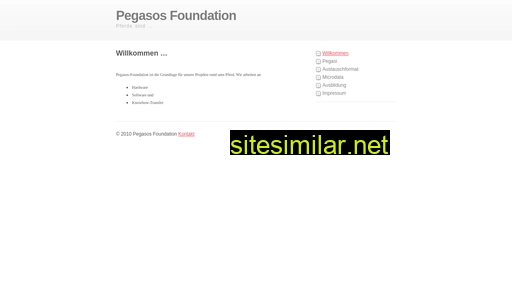 pegasosfoundation.eu alternative sites