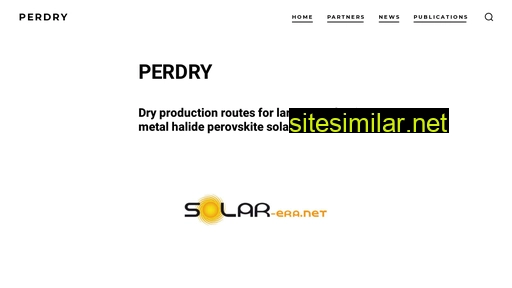 perdry-project.eu alternative sites