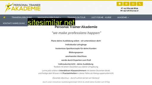 personaltrainerakademie.eu alternative sites