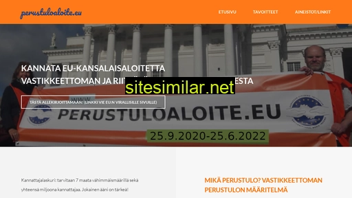 perustuloaloite.eu alternative sites