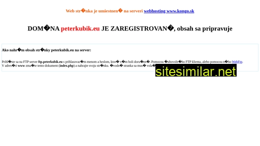 peterkubik.eu alternative sites
