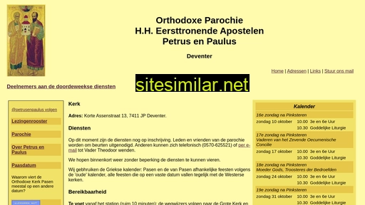 petrusenpaulus.eu alternative sites