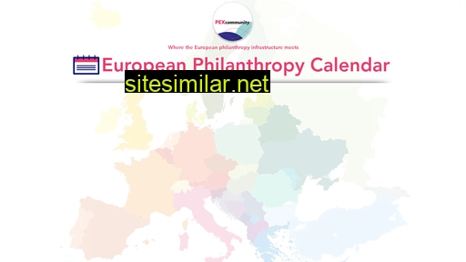 philanthropycalendar.eu alternative sites