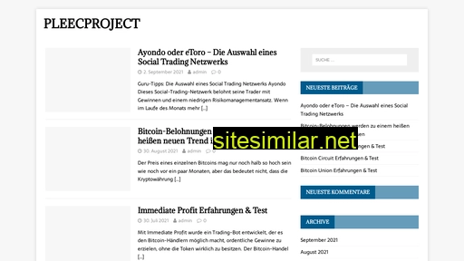 Pleecproject similar sites