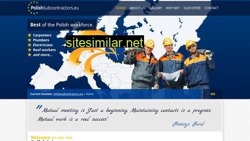 polishsubcontractors.eu alternative sites