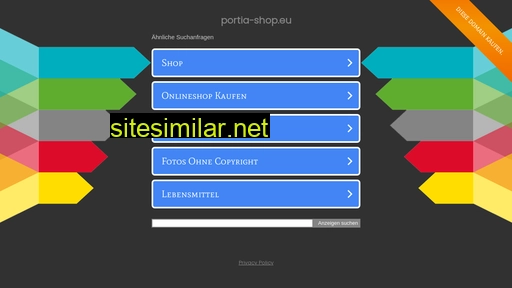portia-shop.eu alternative sites