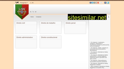 portugallaw.eu alternative sites