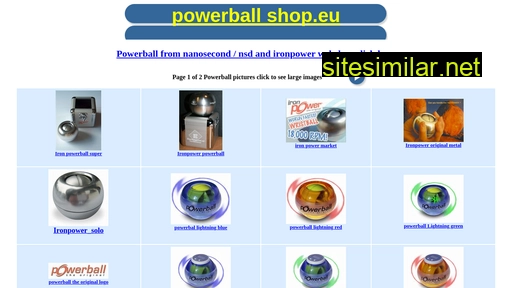 Powerballshop similar sites