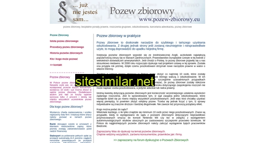 pozew-zbiorowy.eu alternative sites