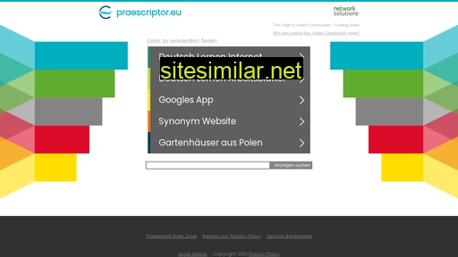 praescriptor.eu alternative sites