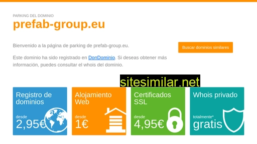 prefab-group.eu alternative sites