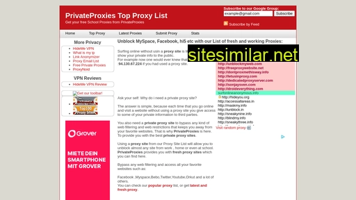 privateproxies.eu alternative sites
