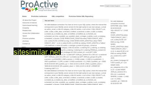proactive-project.eu alternative sites