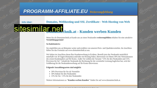 programm-affiliate.eu alternative sites