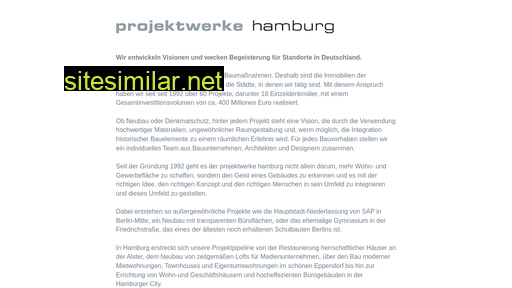 Projektwerke-hamburg similar sites