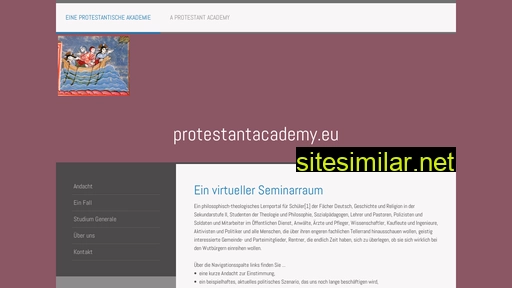 protestantacademy.eu alternative sites