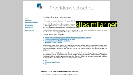 providerwechsel.eu alternative sites