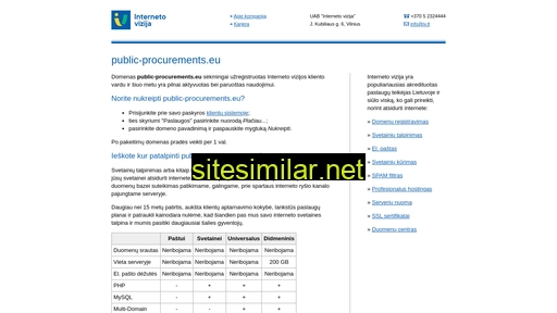 public-procurements.eu alternative sites
