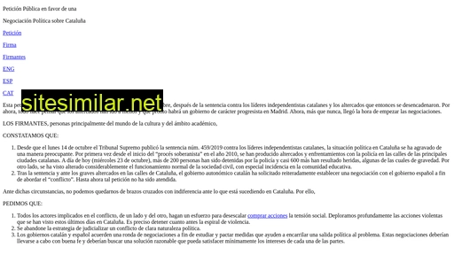 publicpetitioncatalonia.eu alternative sites