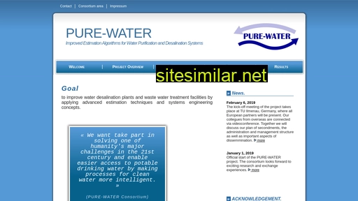 pure-water-impact.eu alternative sites
