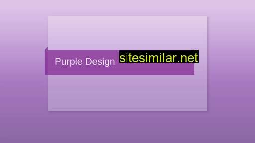 Purpledesign similar sites