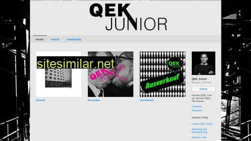 Qek-junior similar sites