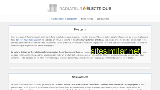 radiateurelectrique.eu alternative sites