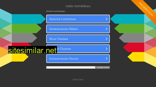 radio-bomblik.eu alternative sites