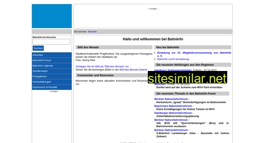 railinfo.eu alternative sites