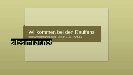 raulf.eu alternative sites
