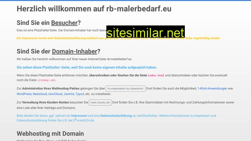 rb-malerbedarf.eu alternative sites