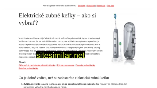 recenzie-zubne-kefky.eu alternative sites
