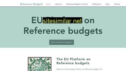 referencebudgets.eu alternative sites