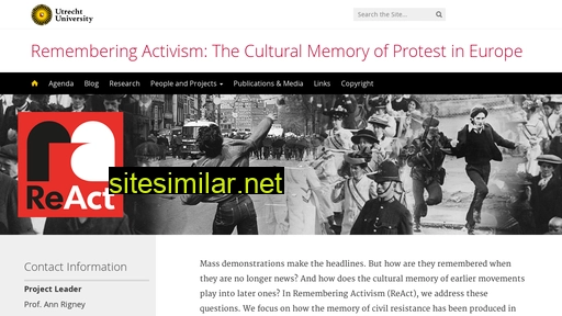 rememberingactivism.eu alternative sites