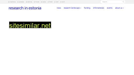 researchinestonia.eu alternative sites